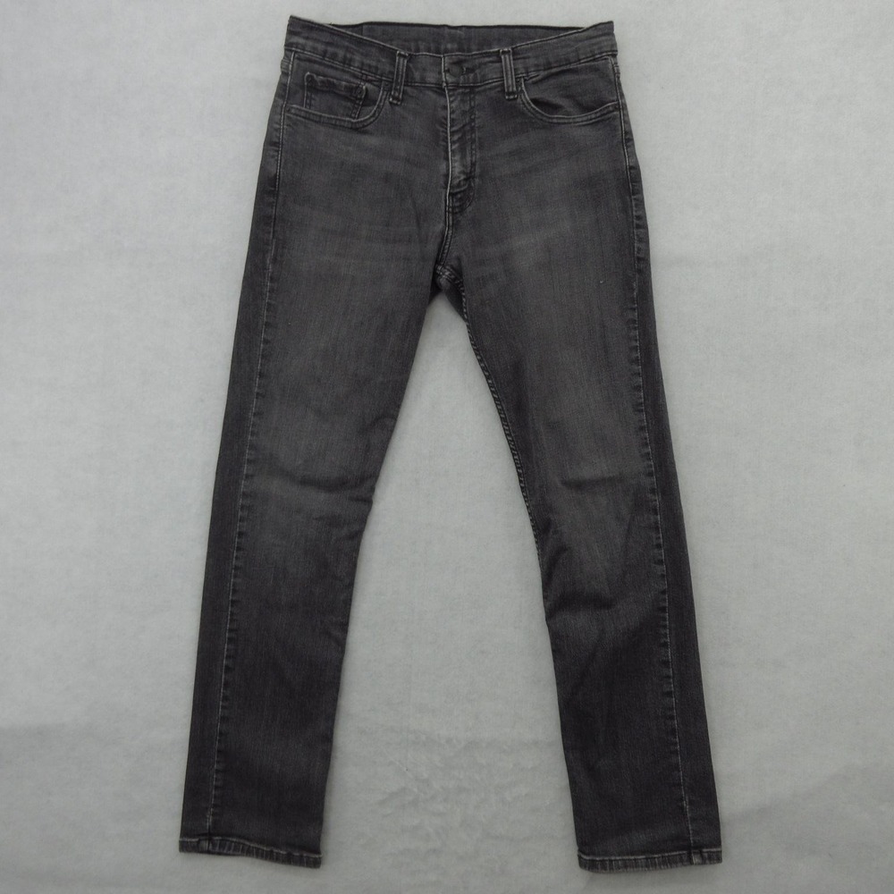 Levis 511 Jeans Mens 32X31 (Tag 33x32) Gray Slim Tapered Stretch Denim